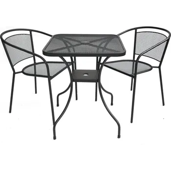 Zahradní sestava ROJAPLAST Set zahradního nábytku ZWMT-60 zahradní stůl 1 + 2 zahradní židle ZWMC-32