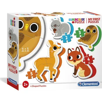 Dětské zboží Clementoni Moje první puzzle Lesní zvířátka 4v1 (2,3,4,5 dílků)