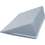 Bellatex Klínový podhlavník froté, 80 × 50 × 20 cm froté modrošedý