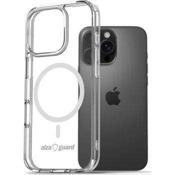 Pouzdro na mobilní telefon AlzaGuard Crystal Clear TPU Case Compatible with Magsafe pro iPhone 16 Pro