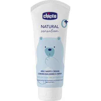 Dětská kosmetika CHICCO Krém na zadeček Natural Sensation se zinkem a pantenolem 100 ml