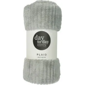 deka Home Styling Collection Flanelová deka 160 × 130 cm, šedá