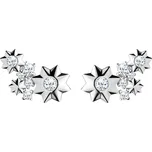 Preciosa Stříbrné náušnice Orion, hvězdy s kubickou zirkonií Preciosa