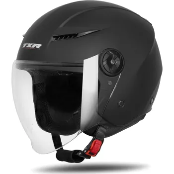 Helma na motorku TXR Jet černá matná vel. S