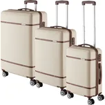 TecTake Madison, 13dílná, zámek TSA, krémová