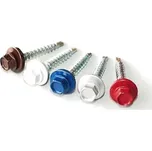 WT WINTECH Střešní šroub + EPDM 4,8 × 60 mm, samovrtný Cihlově hnědá RAL 3009 100 ks