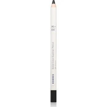 Oční linky Korres Solid Color Eyeliner Pencil krémová tužka na oči odstín Black 1.2 g