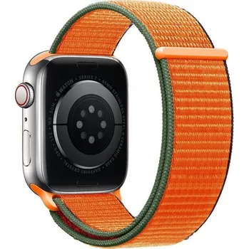 Příslušenství k chytrým hodinkám Eternico Airy pro Apple Watch 42mm / 44mm / 45mm / Ultra 49mm Coral Orange and Brown edge