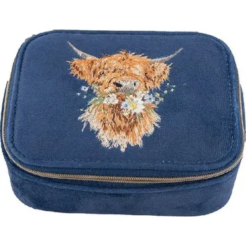 Šperk Wrendale Designs Vyšívané cestovní pouzdro na šperky Kráva