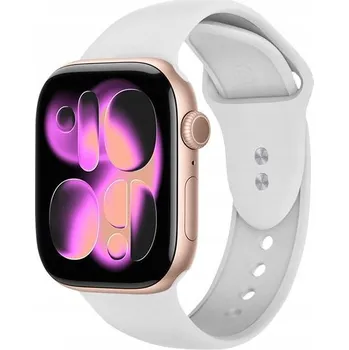 Řemínek na hodinky Řemínek Crong pro Apple Watch 38mm, bílý