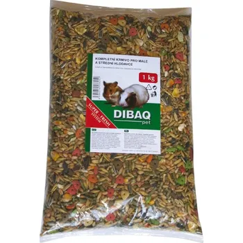 Krmivo pro hlodavce Dibaq Kompletní krmná směs pro malé hlodavce 1 kg