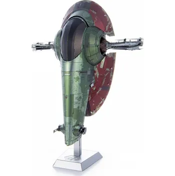 3D puzzle Metal Earth Luxusní ocelová stavebnice Star Wars Mandalorian - Hvězdná stíhačka Boba Fetta