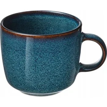 Hrneček IKEA Gladelig modrý, kamenina 370 ml