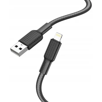 Pouzdro na mobilní telefon Kabel Hoco USB - Apple Lightning 1 m černý
