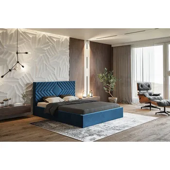 Ložnicová sestava Čalouněná postel Gold 2 box rozměr 120x200 vyberte rošt Dřevěný rošt