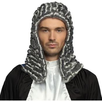 Karnevalová paruka Boland Paruka soudce šedivá historická