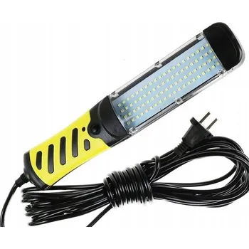 Lampička Dílenská inspekční lampa 120x LED MAGNET 230V VÝKONNÁ LED lampa 10m