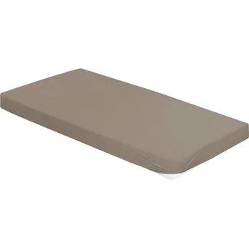 Prostěradlo Bierbaum Jersey prostěradlo 90 × 200 cm šedobéžové