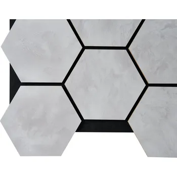 Stavební materiál Fired Up Akustický dřevěný šestiúhelníkový panel Fuse, dekor betonu