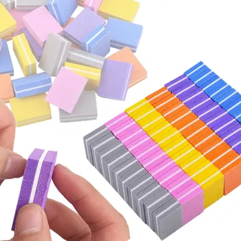 50 X MINI LEŠTICÍ BLOK na nehty buffery LEŠTIČKA 100/180 bloky na manikúru