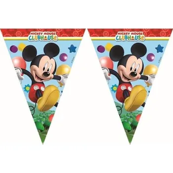 Girlanda myšák mickey mouse - vlajky - 230 cm
