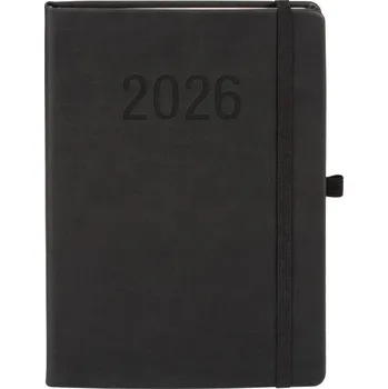 Diář Knižkový diář pro podnikatele 2026 A5 Antra černý