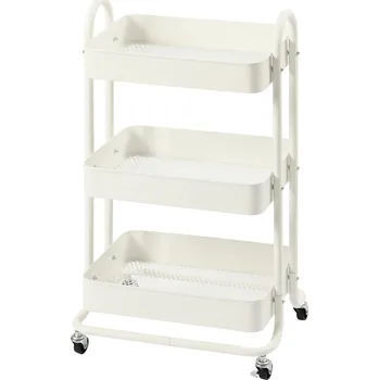 Servírovací stolek Siguro Úložný vozík Simplex, bílý