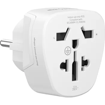 Cestovní adaptér Alzapower GlobePlug TA300 US/UK to EU