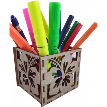 Kancelář Fa Lixen Organizér na tužky - ibišek / šedý dub