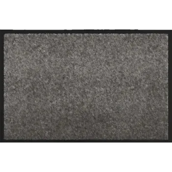 Rohožka Rohožka ke dveřím Světle šedá 60 x 40 x 1,2 cm Teddy tkanina