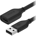 AlzaPower Core USB-A (M) to USB-A (F) 2.0 3m černý