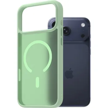 Pouzdro na mobilní telefon AlzaGuard Matte Case Compatible with MagSafe pro iPhone 17 Pro Max zelený