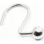 Spirella sada 12 ks kroužků na sprchové závěsy BUBBLE, chromovaný kov, 4 × 6 cm