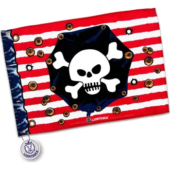 Karnevalový kostým Liontouch Vlajka - Red Stripe - 70 x 100 cm