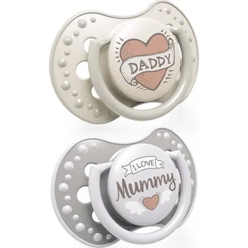 Dětské zboží LOVI Dudlík LOVI I LOVE 0-3m, 2 ks