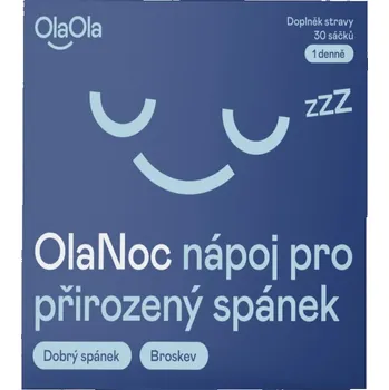 Spektiv OlaOla Nápoj pro přirozený spánek prášek pro perorální roztok pro podporu spánku a regenerace příchuť Peach 30 ks