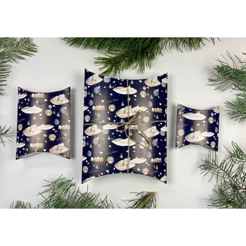 Vánoční dekorace BE NICE EKO vánoční Nebeské krabičky na balení