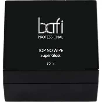 Přípravek na nehty Bafi Top no wipe Super gloss 30 ml