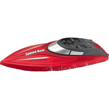 RC model auta Mamido High Speed Boat Loď na dálkové ovládání, 12 HP, 80 m, červená