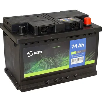 Autobaterie ALZA Autobaterie 74Ah, 12V - UAMK instalace do vozu