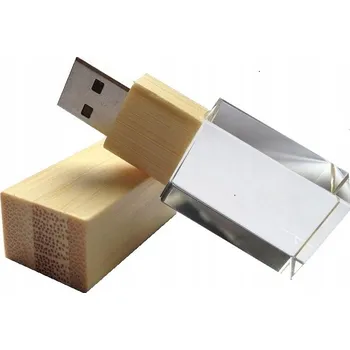 USB flash disk USB flash disk TimeForWood Crystal Soul 64 GB USB 3.0 žlutý