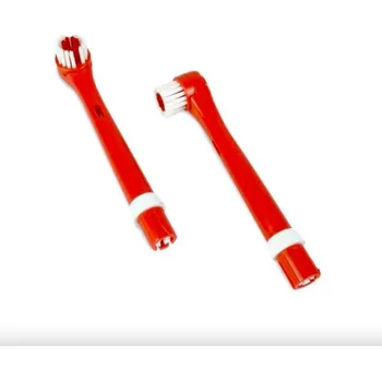 Náhradní hlavice k elektrickému kartáčku TLAPKOVÁ PATROLA Náhradní hlavice červená, 2 ks