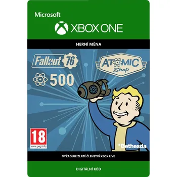 Počítačová hra Fallout 76: 500 Atoms - Xbox Digital