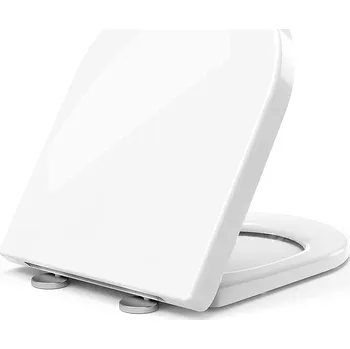 Sedátko na WC Interkol Bílé WC sedátko z duroplastu, U tvar