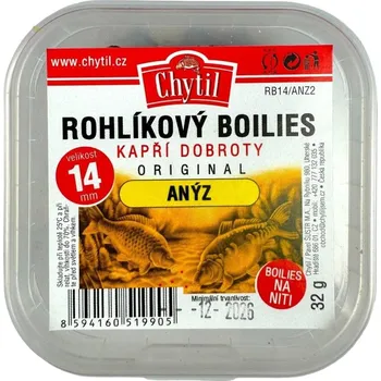 Chytil Rohlíkový boilies 2 × 32 g, 14 mm, Anýz