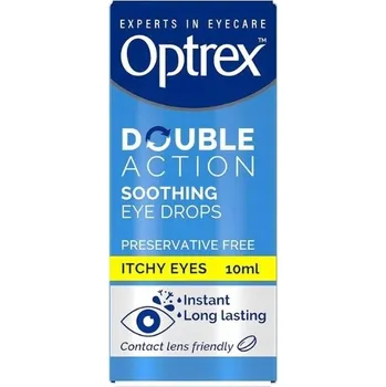 Péče o oční okolí Optrex Double Action Zklidňující oční kapky Kapky na svědící oči 10 ml