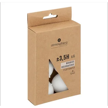 Svíčka ATMOSPHERA Plovoucí čajové svíčky 6 ks
