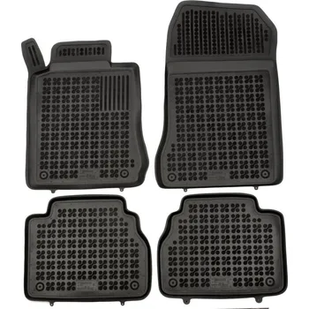 autokoberec Rezaw-Plast gumové koberečky černé s vyšším okrajem Mercedes-Benz W210 "E" 95-99 sada 4 ks