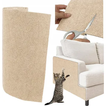 SAMOLEPICÍ PODLOŽKA NA ŠKRÁBÁNÍ Na Pohovku Pro Kočky STŘÍHATELNÁ 300x40cm