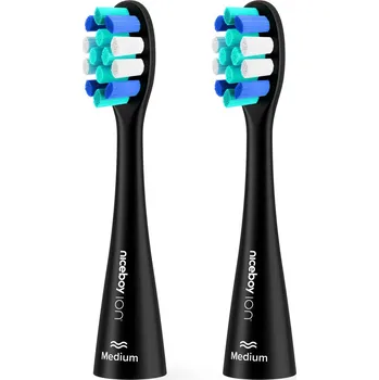Péče o chrup Niceboy ION Sonic Lite Medium black 2 ks